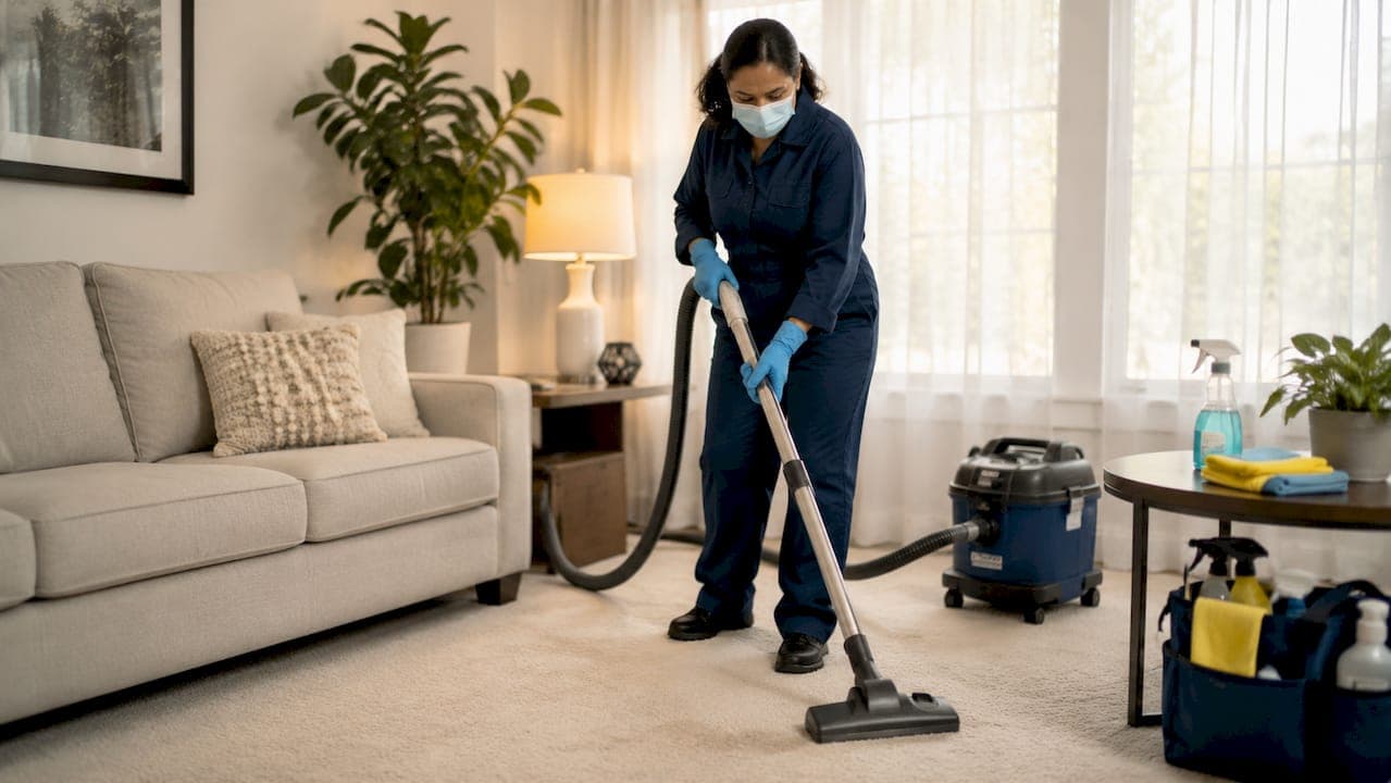 How cleaning removes lead dust from carpets safely