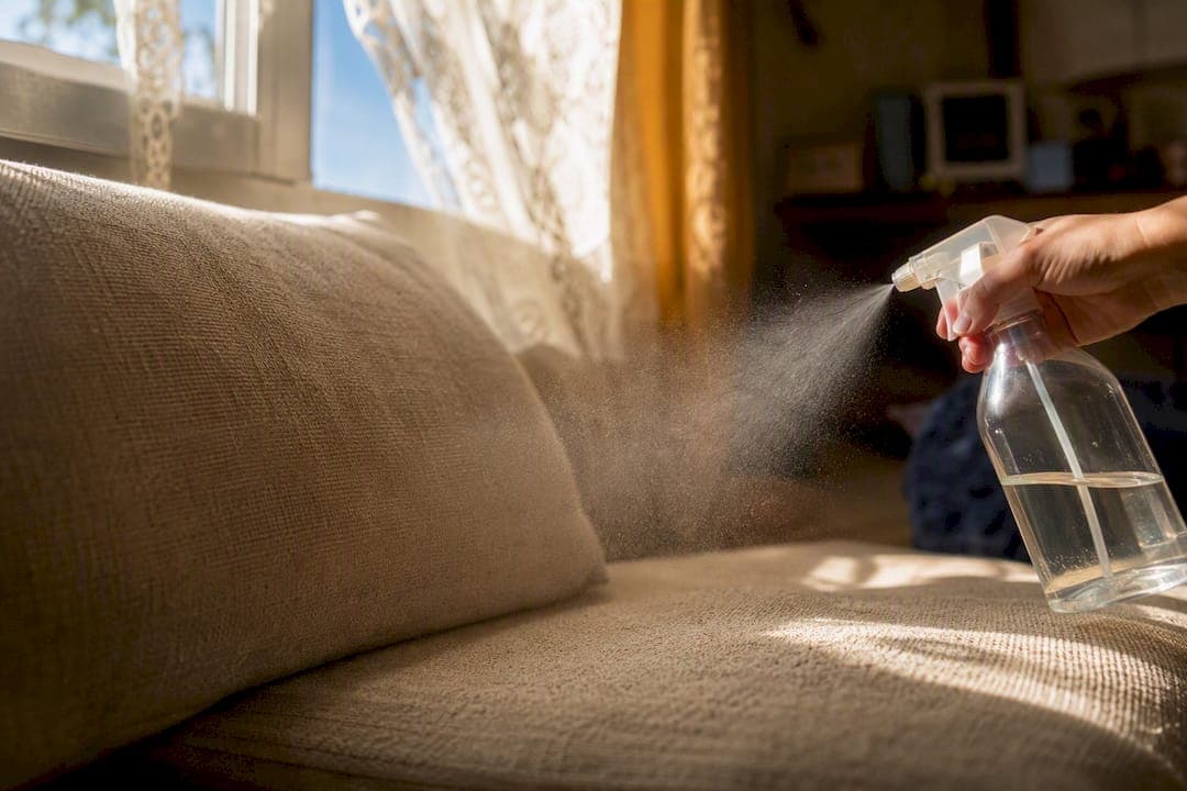 Cooking odours in sofa fabric: how to get rid of them for good